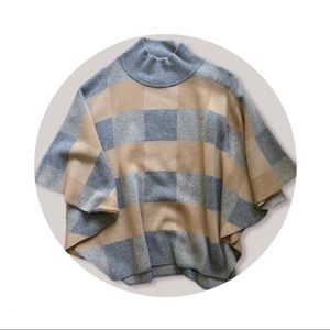 Note di Anita wool poncho one size fits all